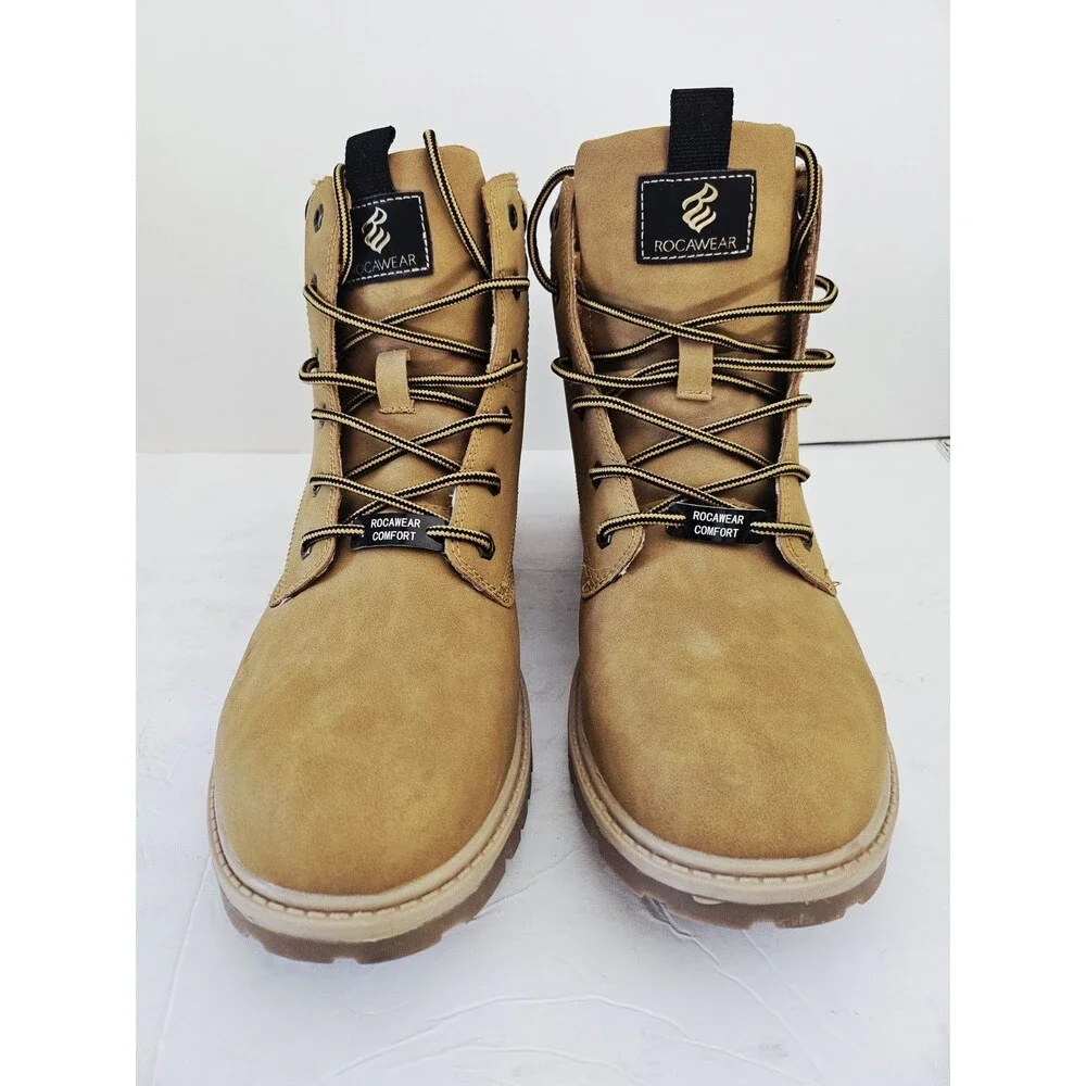 Rocawear Men's Suede Boots - Size 10.5 NWOT Brown